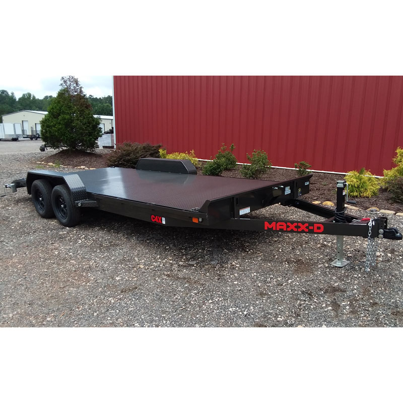 2026 Maxx-D C4X8320-18+2 7K Steel Deck Car Hauler - Metallic Gray - Image 3