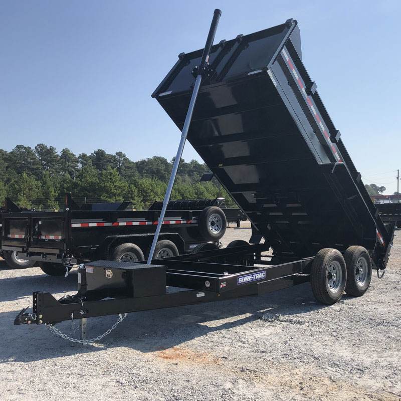 2026 Sure-Trac 82"x16' LP 14K Telescopic Dump Trailer - Image 3
