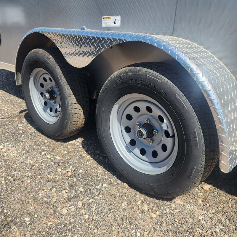 2025 Nationcraft 716TA NC Cargo Trailer - Silver Mist, 7ft Screwless - Image 10