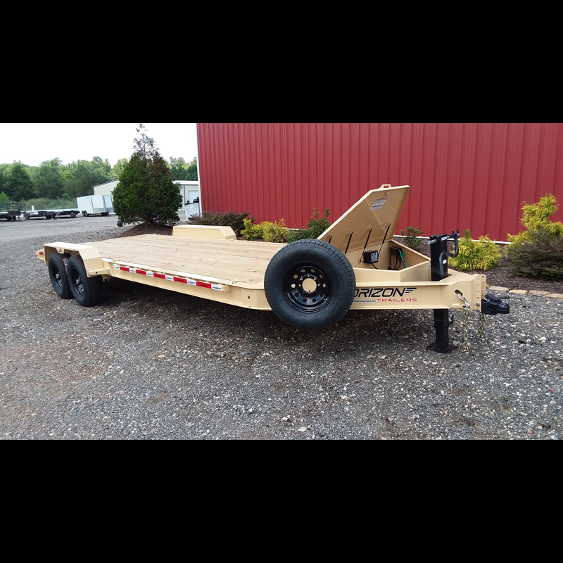 2025 Horizon EHZ8320 15.2K 7x20 18+2 Equipment Trailer - Tan with Spare - Image 15