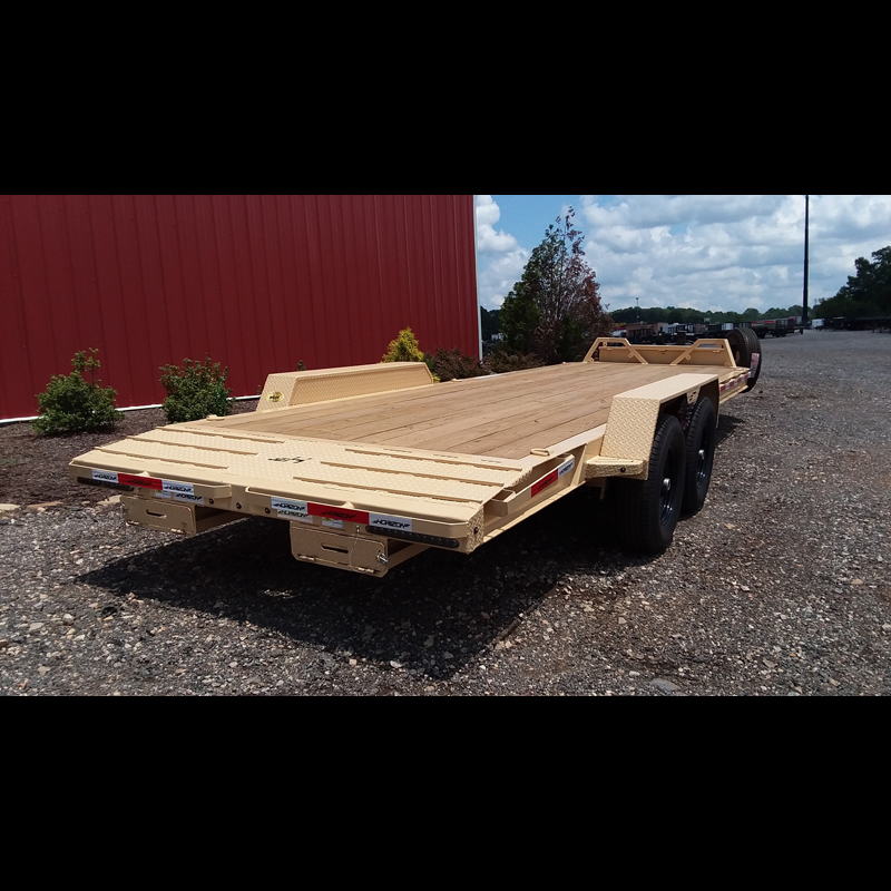 2025 Horizon EHZ8320 15.2K 7x20 18+2 Equipment Trailer - Tan with Spare - Image 4
