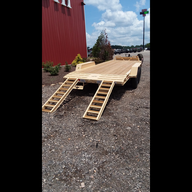 2025 Horizon EHZ8320 15.2K 7x20 18+2 Equipment Trailer - Tan with Spare - Image 6