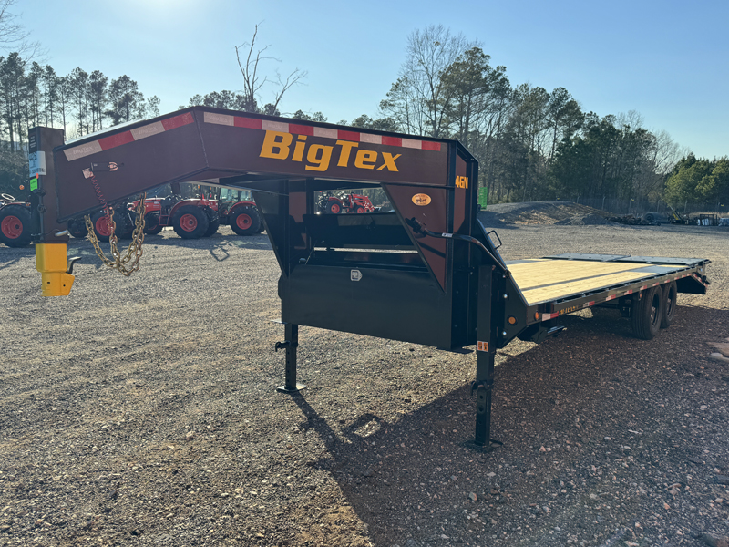 2026 Big Tex 14GN-25D5A MR 14K Gooseneck Flatbed Trailer w/ Mega Ramps - Image 4