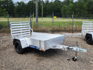 2027 Aluma 4.5x8 - 548ESA - Spare Mount ( Straight Tailgate)