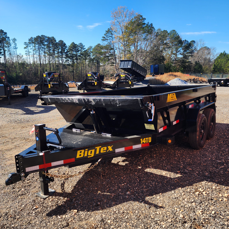2027 Big Tex 14TD-16 HD Telescopic Dump Trailer 83"x16' - Image 3