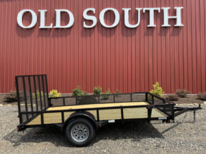 2026 Superior 6x12 Elite Utility Trailer 14" Mesh Sides, Spring Assisted Gate