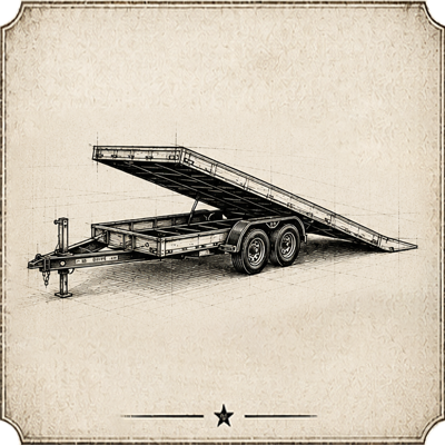 Tilt tilt-deck-trailer