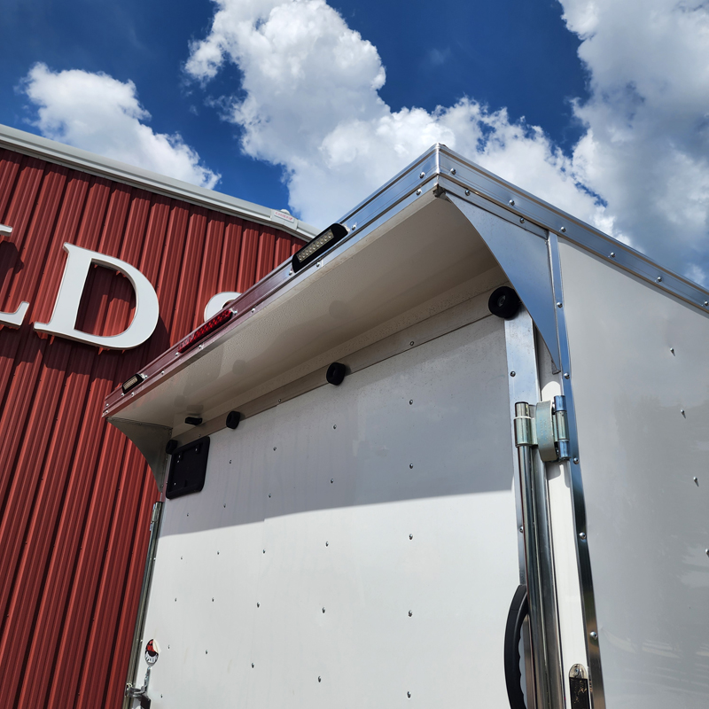 2026 Homesteader 7x16IH HD Tandem Axle Enclosed Cargo Trailer, Spoiler - Image 11