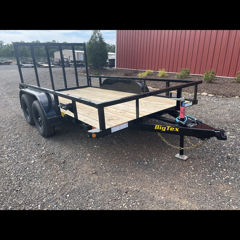 2026 Big Tex 60PI-12 Tandem Axle Tube Top Utility Trailer, 1 Brake Axle - Image 6