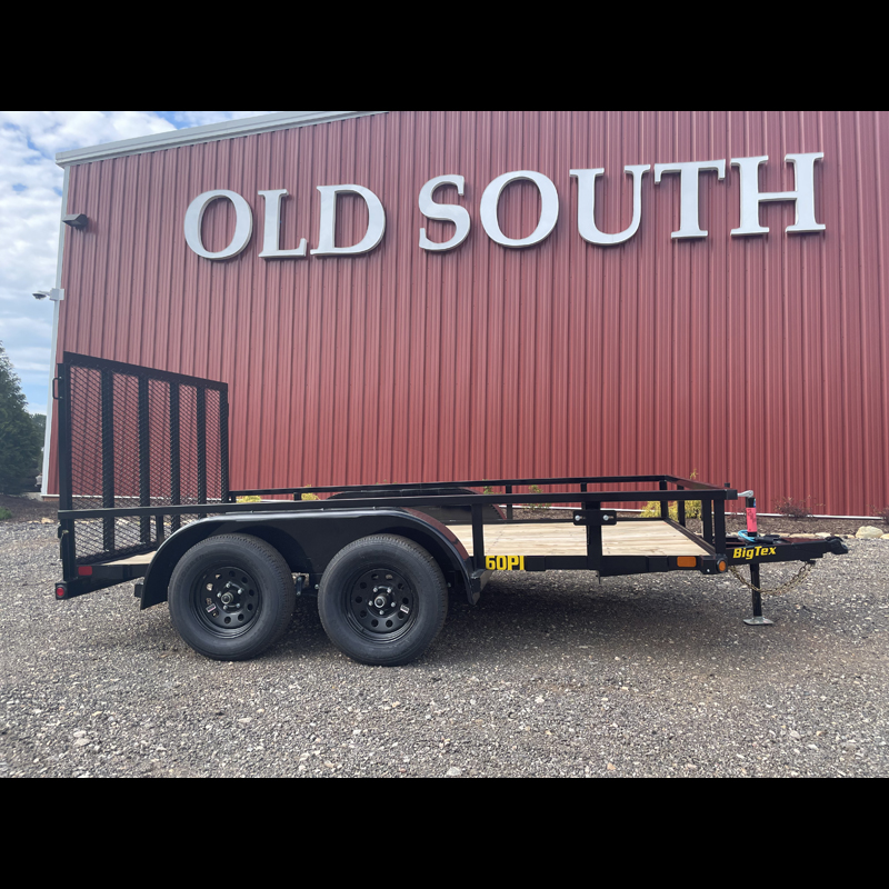 2026 Big Tex 60PI-12 Tandem Axle Tube Top Utility Trailer, 1 Brake Axle - Image 3