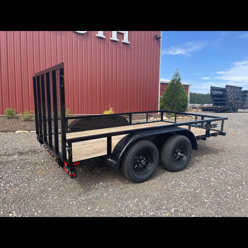 2026 Big Tex 60PI-12 Tandem Axle Tube Top Utility Trailer, 1 Brake Axle - Image 7