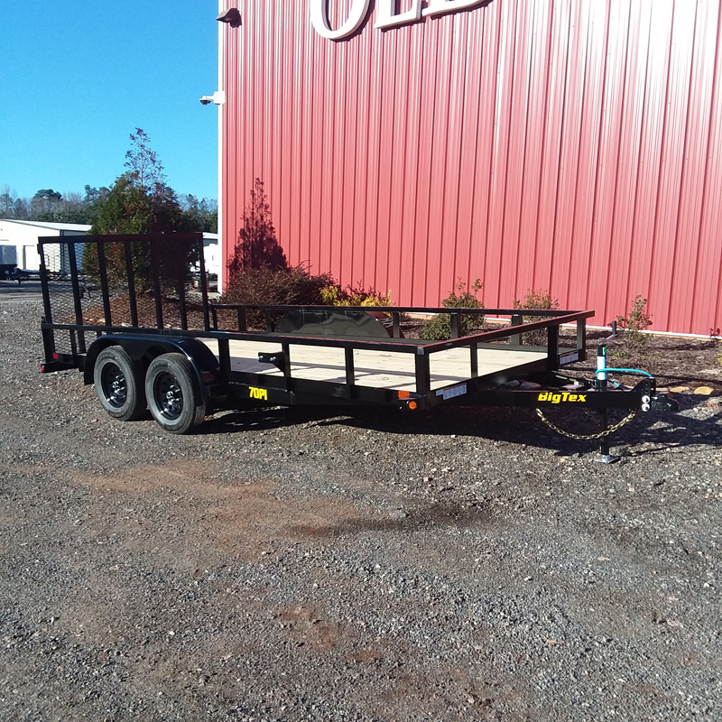 2027 Big Tex 70PI-16 Tandem Axle Tube Top Utility Trailer, 2 Brake Axles - Image 4