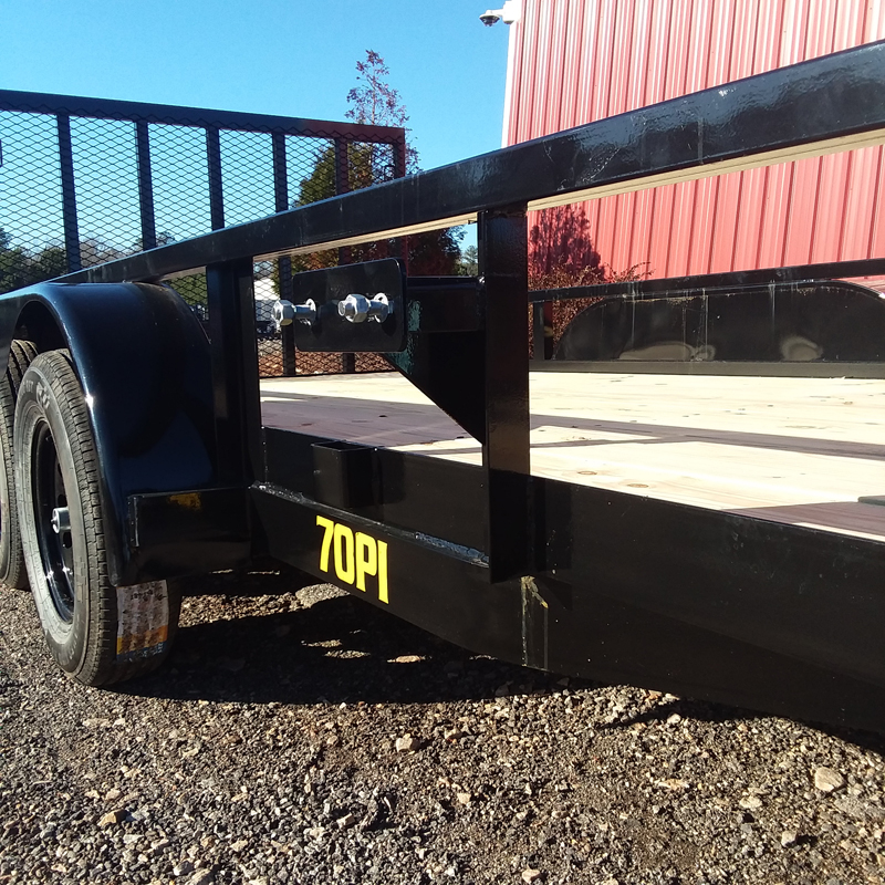 2027 Big Tex 70PI-16 Tandem Axle Tube Top Utility Trailer, 2 Brake Axles - Image 12