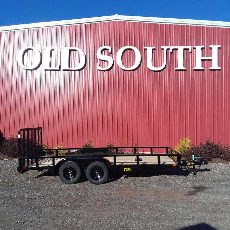 2027 Big Tex 70PI-16 Tandem Axle Tube Top Utility Trailer, 2 Brake Axles - Image 3