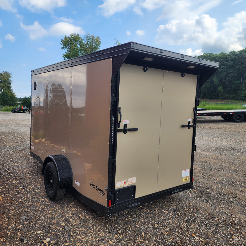 2026 Cynergy 612ASA, Sand with Blackout, Ramp Package, V-Nose, Spoiler - Image 11