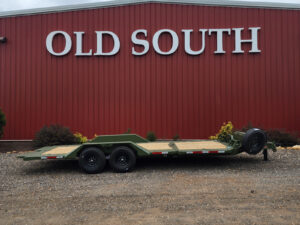 2026 Horizon ETZ10222 15.2K  8x22 (16+6) Partial Tilt Trailer  - Military Green