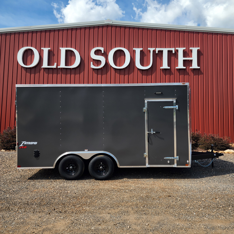 2026 Homesteader 8x16IH HD Tandem Axle Enclosed Cargo Trailer Charcoal