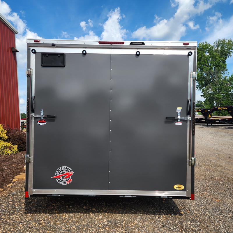 2026 Homesteader 8x16IH HD Tandem Axle Enclosed Cargo Trailer Charcoal - Image 11