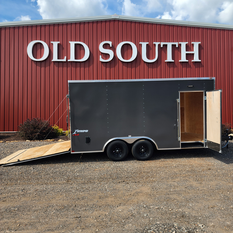 2026 Homesteader 8x16IH HD Tandem Axle Enclosed Cargo Trailer Charcoal - Image 3