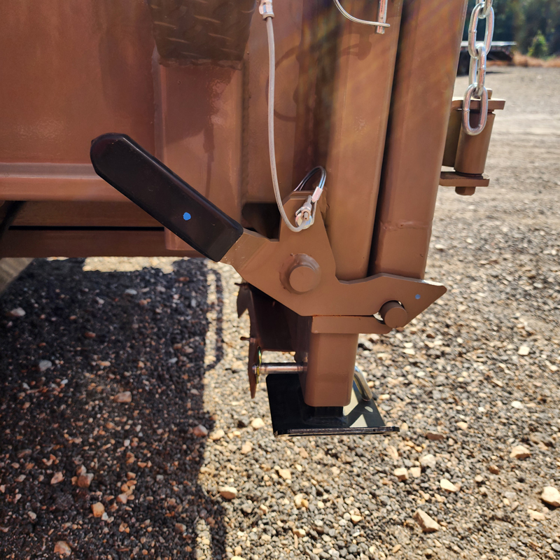 2026 Horizon HZ78314-14k-TL-3' Sides Telescopic Lift Dump Trailer (7x14), Midnight Black / Desert Tan - Image 17