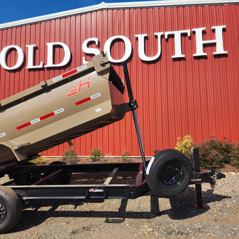 2026 Horizon HZ78314-14k-TL-3' Sides Telescopic Lift Dump Trailer (7x14), Midnight Black / Desert Tan - Image 23
