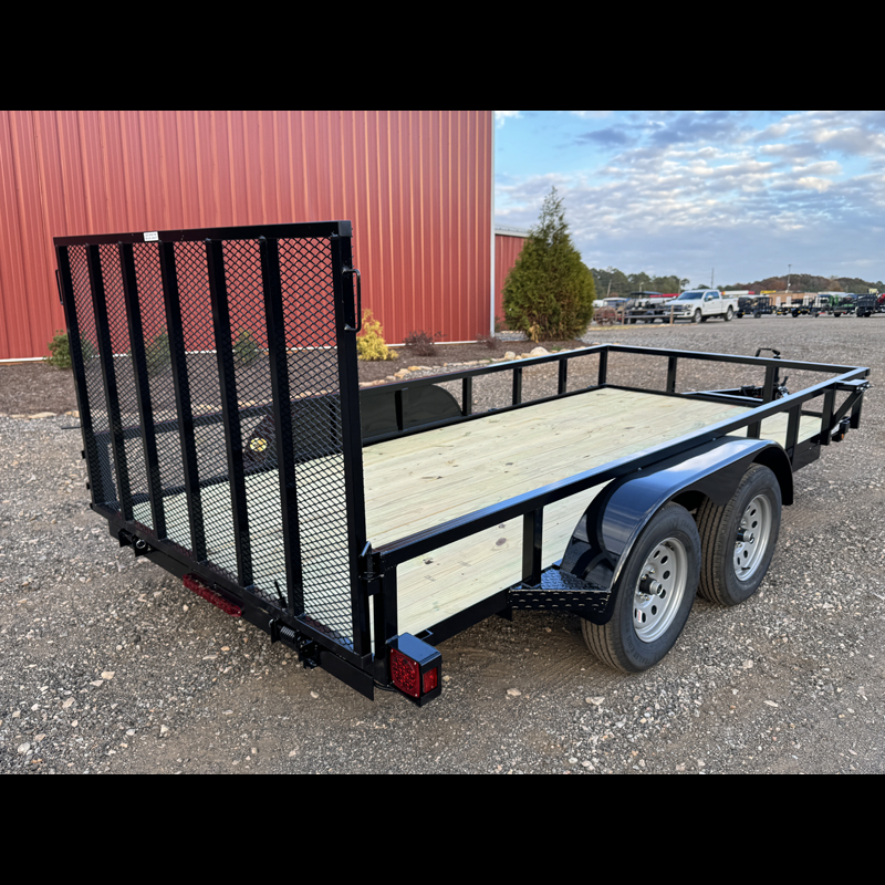 2026 Superior Tandem Axle 6x14 Elite Utility Trailer with Spring Assist Gate - Image 8