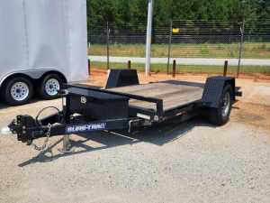 USED Sure-Trac STT-7x12 7.2K Single Axle Tilt Trailer