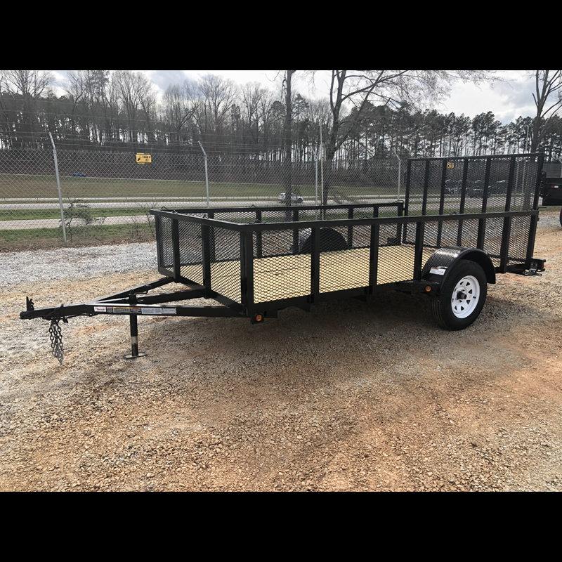 2026 Superior 6x12 Elite Utility Trailer 24 " Mesh Sides, Spring Assisted Gate