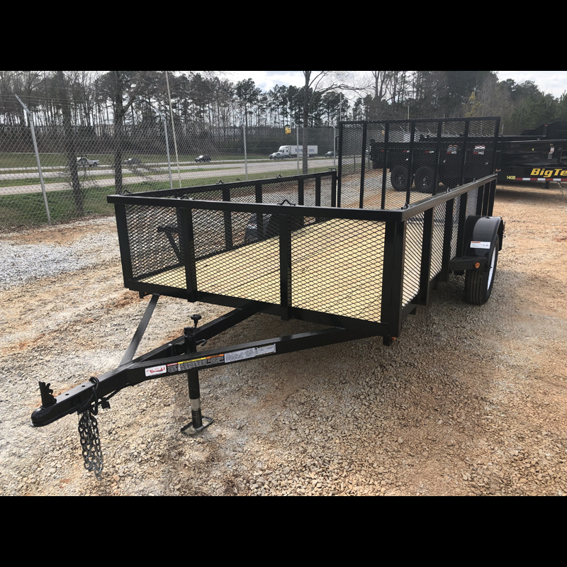 2026 Superior 6x12 Elite Utility Trailer 24 " Mesh Sides, Spring Assisted Gate - Image 3