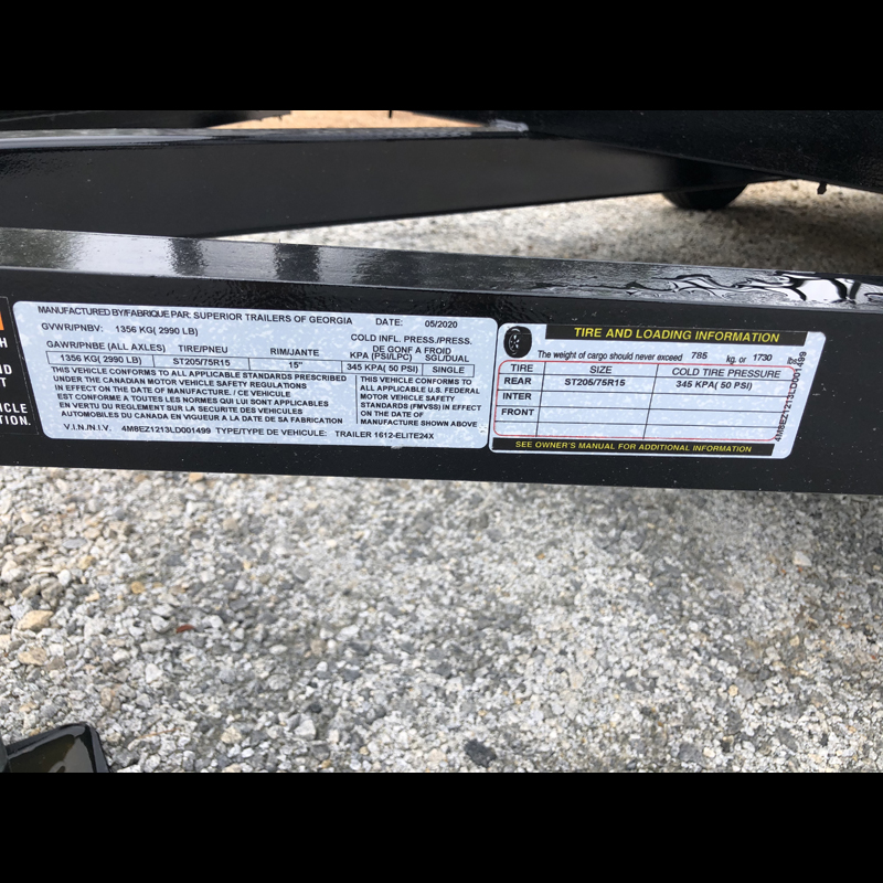 2026 Superior 6x12 Elite Utility Trailer 24 " Mesh Sides, Spring Assisted Gate - Image 21