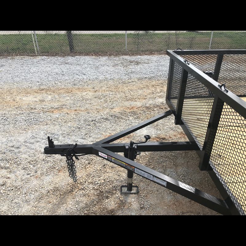 2026 Superior 6x12 Elite Utility Trailer 24 " Mesh Sides, Spring Assisted Gate - Image 4