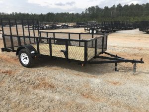 2026 Superior 6x12 Elite Utility Trailer 24 " Mesh Sides, Spring Assisted Gate