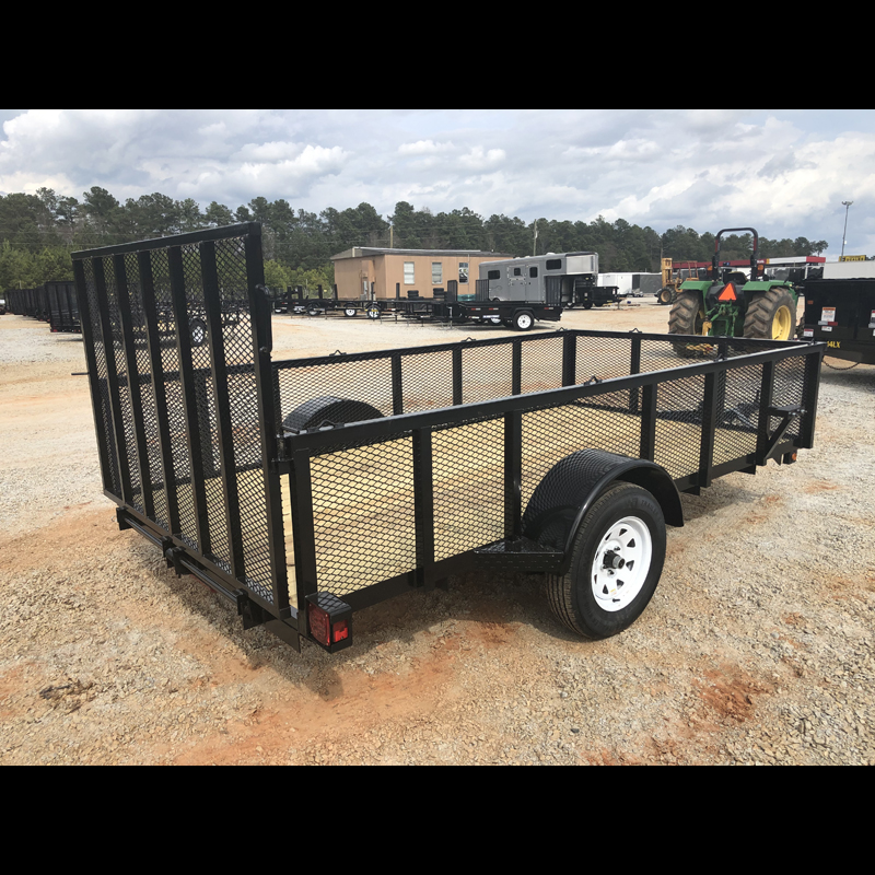 2026 Superior 6x12 Elite Utility Trailer 24 " Mesh Sides, Spring Assisted Gate - Image 9