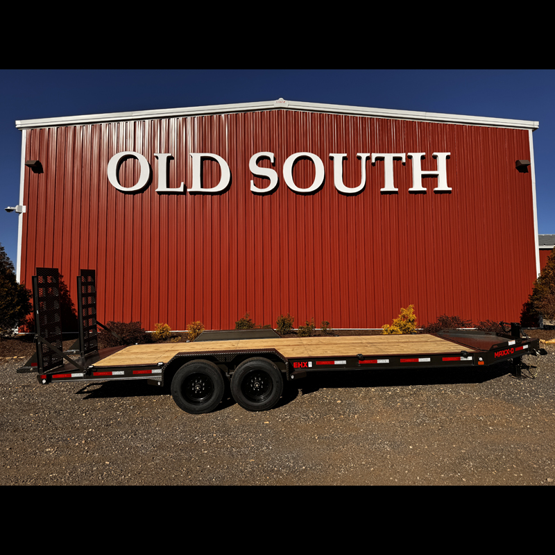 2027 Maxx-D EHX8322 17.5K Equipment Trailer - Gray with Spare