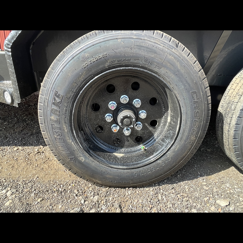 2027 Maxx-D G8X8322-17.5k Gravity Tilt Tilt Trailer - Gray with Toolbox and Spare - Image 20
