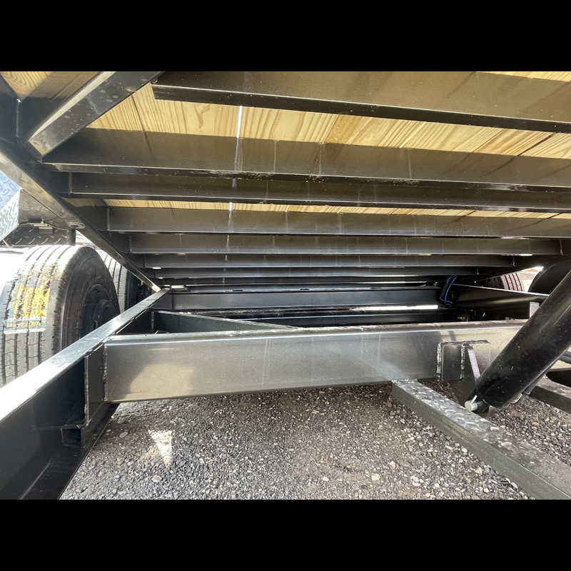 2027 Maxx-D G8X8322-17.5k Gravity Tilt Tilt Trailer - Gray with Toolbox and Spare - Image 16