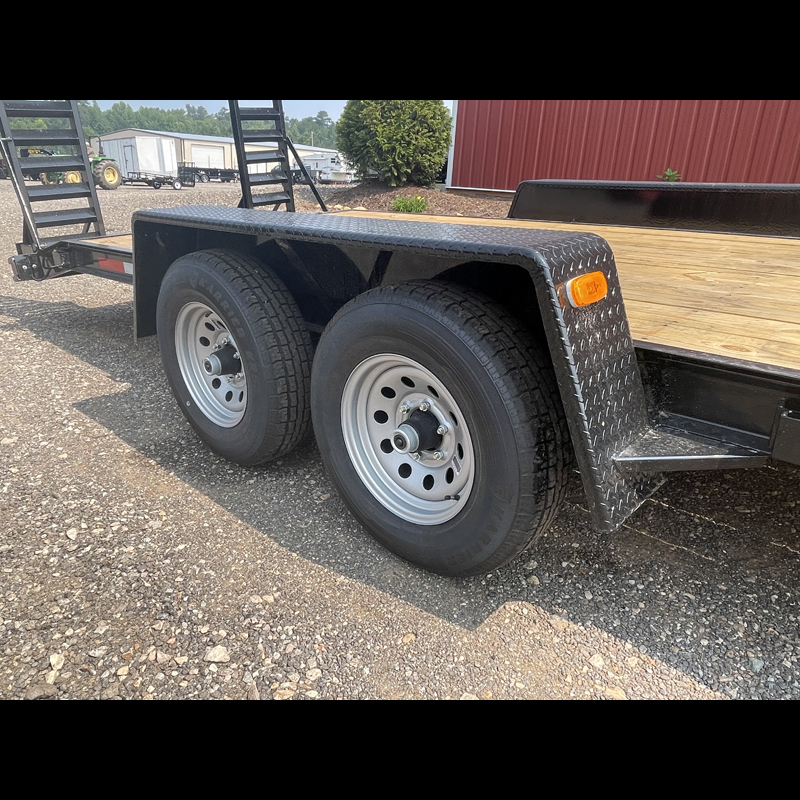 Superior 6.5x22 4 Ton Tandem Axle Equipment Trailer with Spring Assist Ramps - Image 11