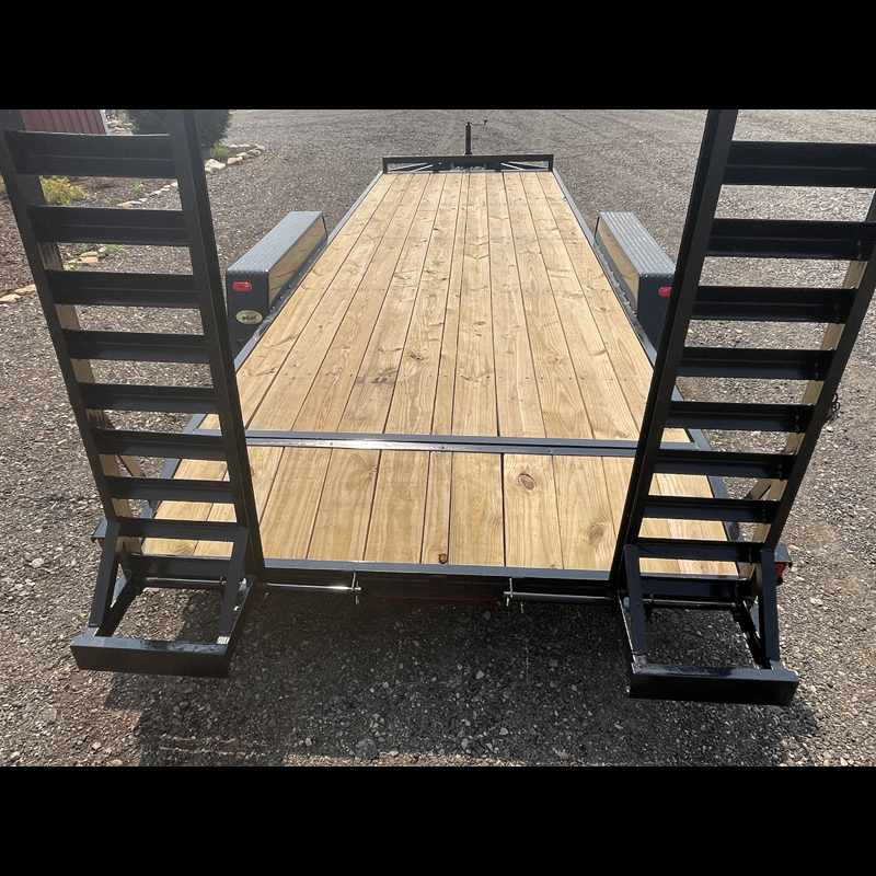 Superior 6.5x22 4 Ton Tandem Axle Equipment Trailer with Spring Assist Ramps - Image 13