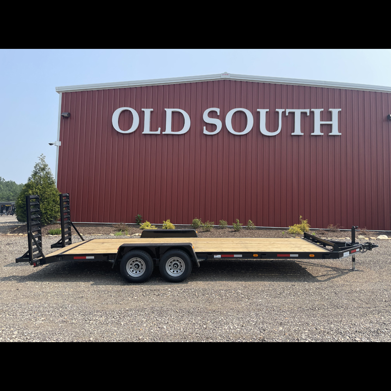 Superior 6.5x22 4 Ton Tandem Axle Equipment Trailer with Spring Assist Ramps