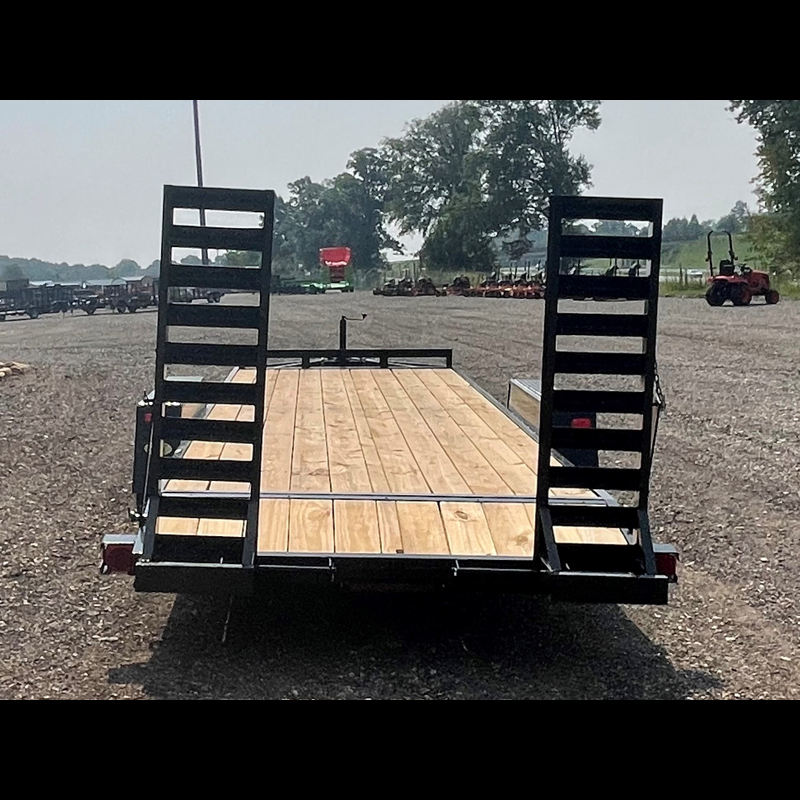 Superior 6.5x22 4 Ton Tandem Axle Equipment Trailer with Spring Assist Ramps - Image 5