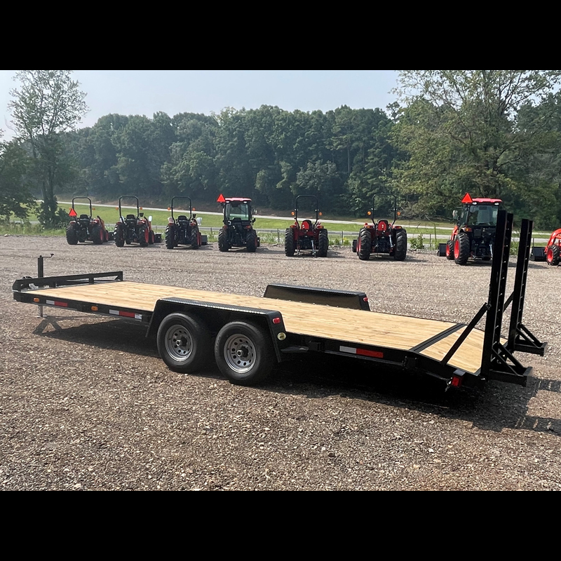 Superior 6.5x22 4 Ton Tandem Axle Equipment Trailer with Spring Assist Ramps - Image 6