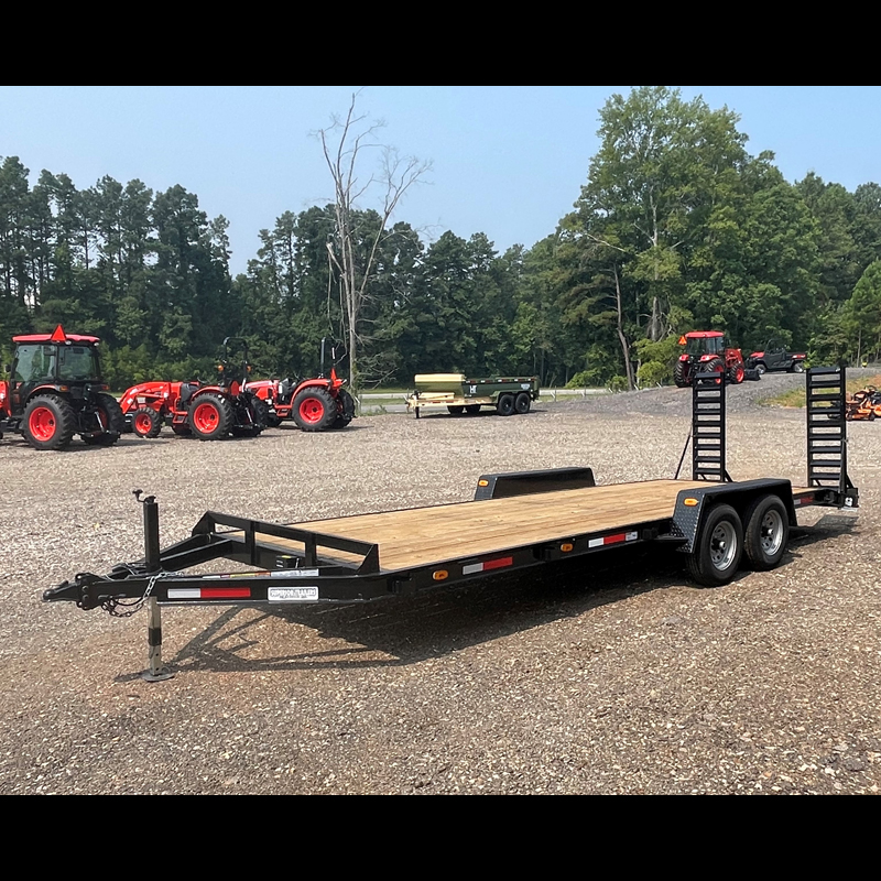 Superior 6.5x22 4 Ton Tandem Axle Equipment Trailer with Spring Assist Ramps - Image 8