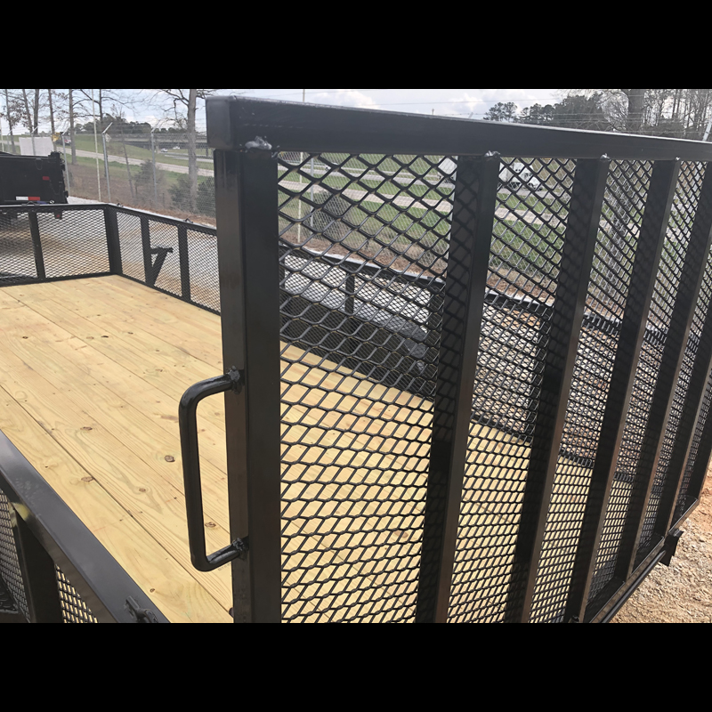 2026 Superior Tandem Axle 6x16 Elite Utility Trailer with 24" Mesh Sides and Spring Assist Gate - Image 17