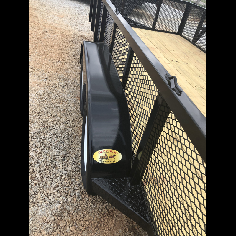 2026 Superior Tandem Axle 6x16 Elite Utility Trailer with 24" Mesh Sides and Spring Assist Gate - Image 6