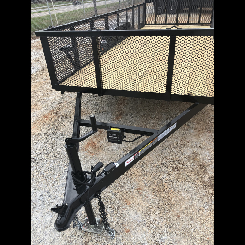 2026 Superior Tandem Axle 6x16 Elite Utility Trailer with 24" Mesh Sides and Spring Assist Gate - Image 4