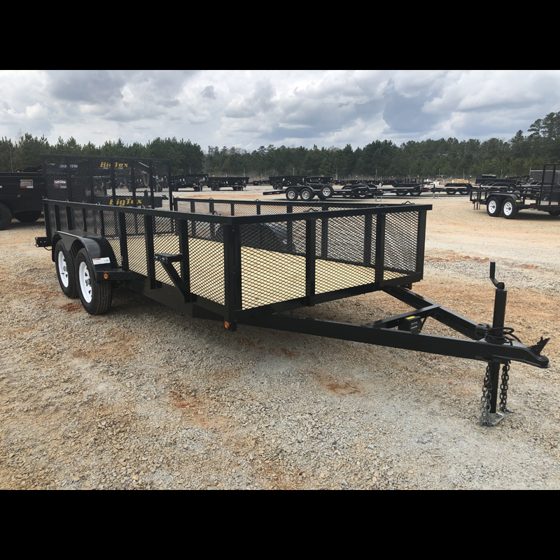 2026 Superior Tandem Axle 6x16 Elite Utility Trailer with 24" Mesh Sides and Spring Assist Gate - Image 7