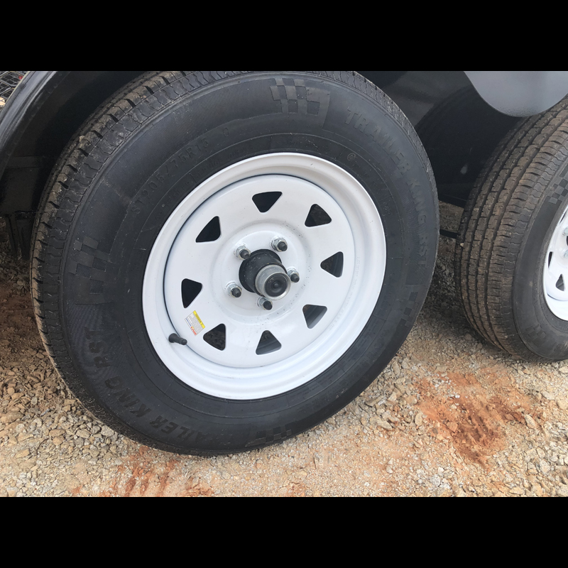 2026 Superior Tandem Axle 6x16 Elite Utility Trailer with 24" Mesh Sides and Spring Assist Gate - Image 10