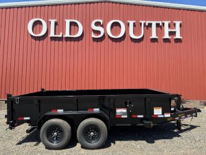 Big Tex 14LP-14BK6SIRPD 14 foot dump trailer with ramps