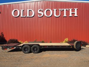 Maxx-D EHX8320 15.4K Equipment Trailer 83"x18'+4' - Gray, MR, Spare
