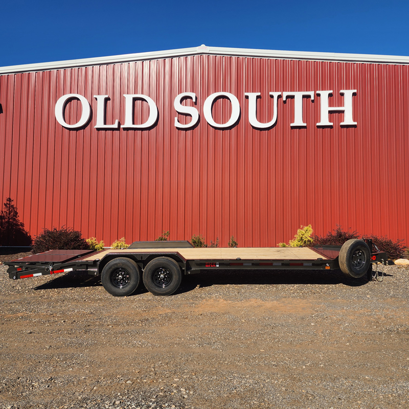 Maxx-D EHX8320 15.4K Equipment Trailer 83"x18'+4' - Gray, MR, Spare